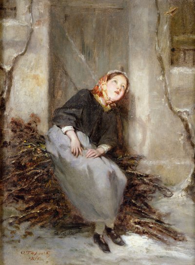 Le ramasseur de brindilles, 1855 - Octave Tassaert