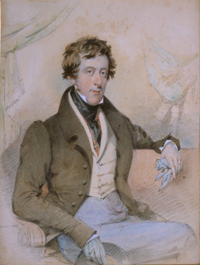 Portrait de William Spencer, 6e duc de Devonshire - Octavius Oakley