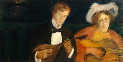 Oiseaux de nuit, Bokken Lasson et Sten Drewsen - Oda Krohg