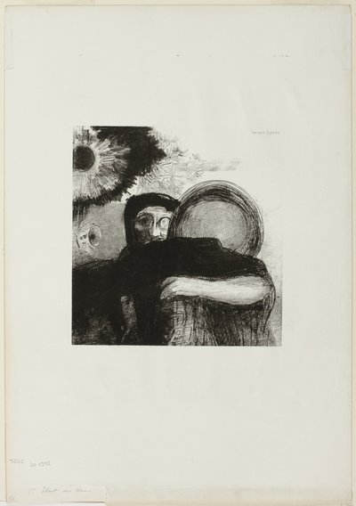 Un étrange jongleur, planche 5 de Hommage à Goya - Odilon Redon