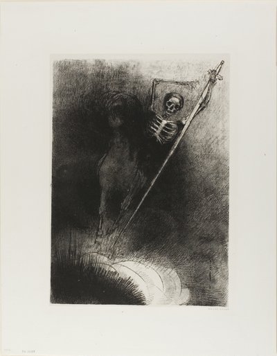 Et son nom qui était assis sur lui était la Mort, planche 3 de 12 - Odilon Redon
