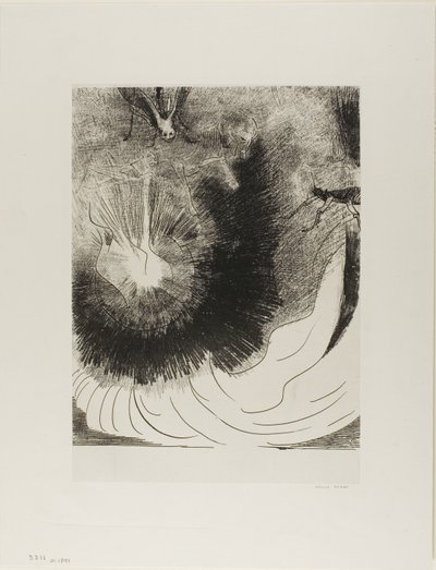 Et une grande étoile tomba du ciel, brûlant comme une lampe, planche 5 de 12 - Odilon Redon