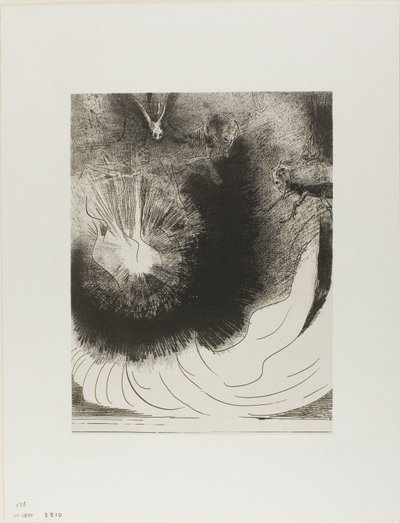 Et une grande étoile tomba du ciel, brûlant comme une lampe, planche 5 de 12 - Odilon Redon