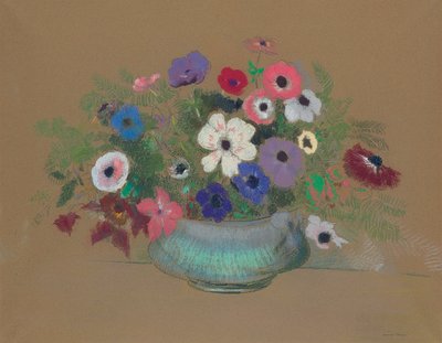 Anémones - Odilon Redon