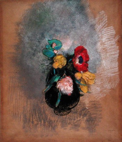 Anémones et Tulipes - Odilon Redon