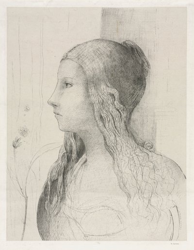 Brünnhilde dans Le Crépuscule des Dieux - Odilon Redon