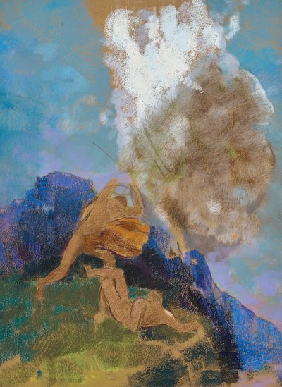 Caïn et Abel, c.1890 - Odilon Redon