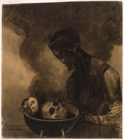 Chaudron de la sorcière - Odilon Redon