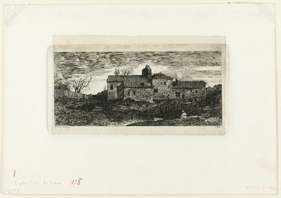 Chapelle et hospice de pèlerins à Harambeltz (Basses-Pyrénées) - Odilon Redon