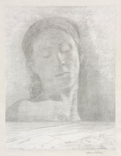 Yeux fermés - Odilon Redon