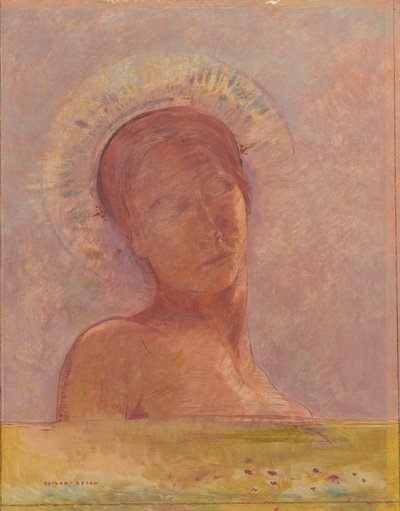 Les Yeux clos - Odilon Redon