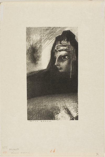 Sommet sombre - Odilon Redon