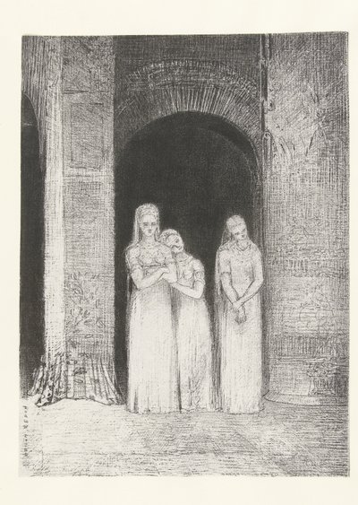 Les prêtresses furent en attente - Odilon Redon