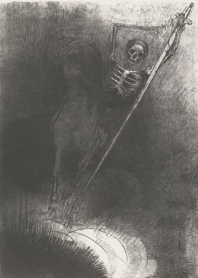 La mort sur un cheval, 1899 - Odilon Redon