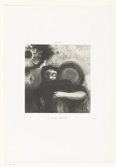 Un étrange jongleur - Odilon Redon