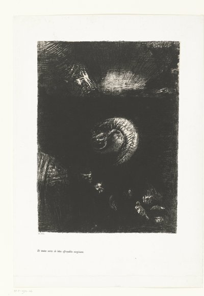 Et toutes sortes de bêtes effroyables surgissent - Odilon Redon