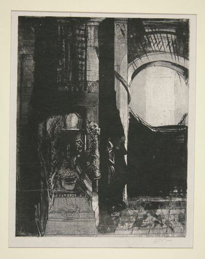 Et partout ce sont des colonnes de basalte - Odilon Redon
