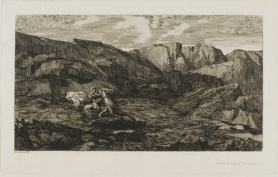 La Peur - Odilon Redon