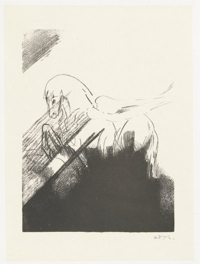 Cheval ailé - Odilon Redon