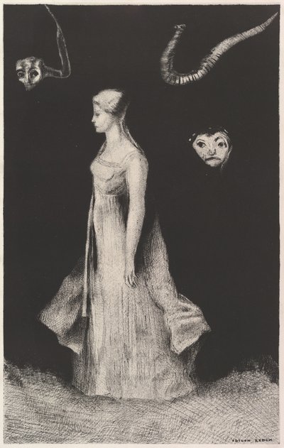 Hantise, 1893-94 - Odilon Redon