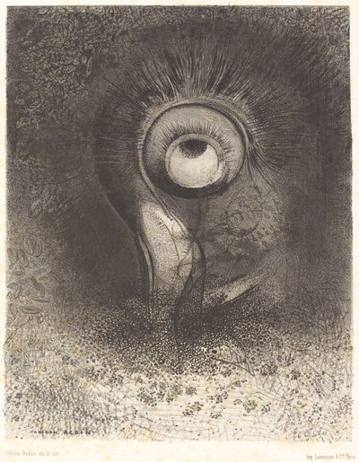 Il y eut peut-être une vision première essayée dans la fleur - Odilon Redon