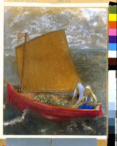 La Voile Jaune, c.1905 - Odilon Redon