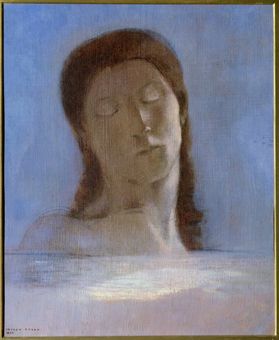 Les yeux clos - Odilon Redon