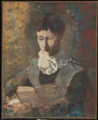 Madame Camille Redon lisant - Odilon Redon