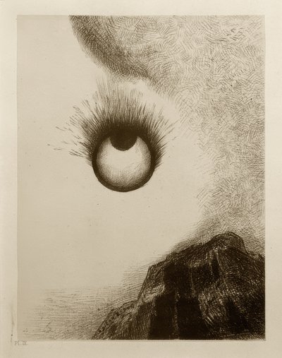 Partout les prunelles flamboient - Odilon Redon