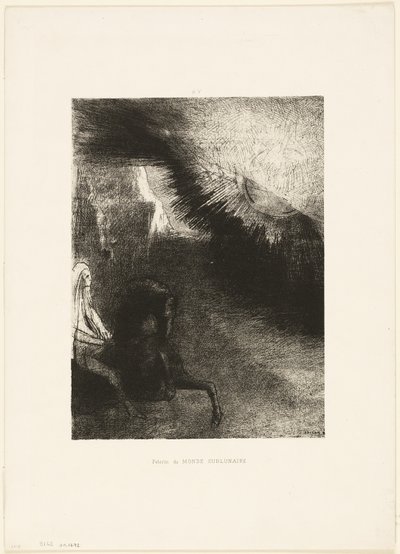 Pèlerin du monde sublunaire, planche 5 de 6 - Odilon Redon
