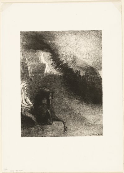 Pèlerin du monde sublunaire, planche 5 de 6 - Odilon Redon