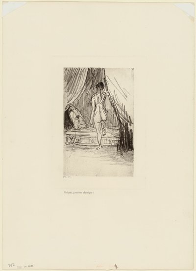 Plaisir, Fantôme élastique!, planche 5 de 9 - Odilon Redon