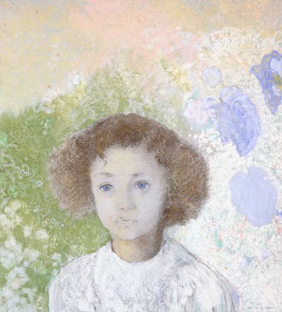 Portrait de Geneviève de Gonet enfant, 1907 - Odilon Redon