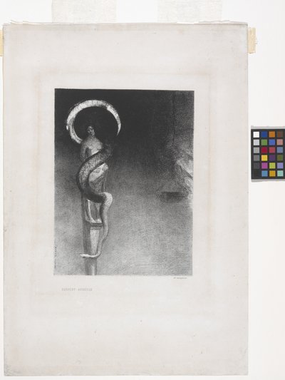 Serpent-Aurèole - Odilon Redon