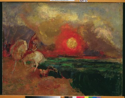 Saint Georges et le Dragon - Odilon Redon