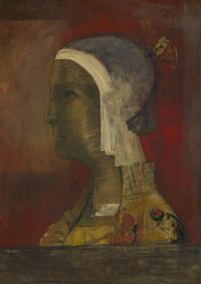 Tête symbolique, vers 1890 - Odilon Redon