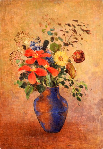 Le vase bleu - Odilon Redon