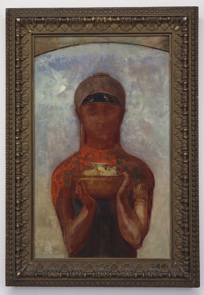 La Coupe du Mystère, ou Sibylle, vers 1890 - Odilon Redon