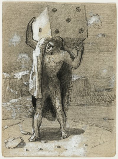 Le dé - Odilon Redon