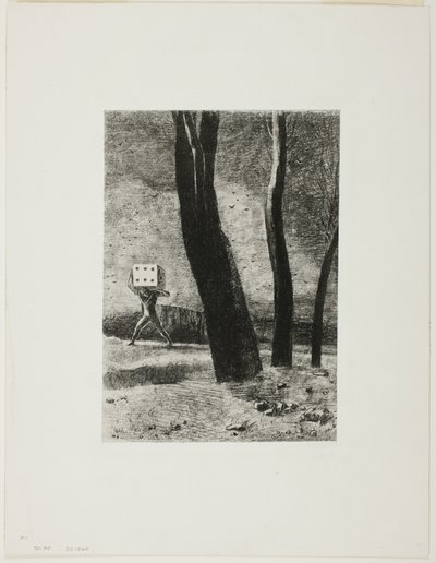 Le Joueur, planche cinq de Dans les rêves - Odilon Redon