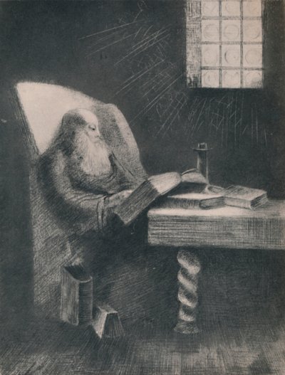Le Lecteur, vers 1892, 1946 - Odilon Redon