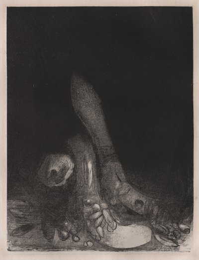 La tentation de Saint Antoine : Les fleurs tombent et la tête d