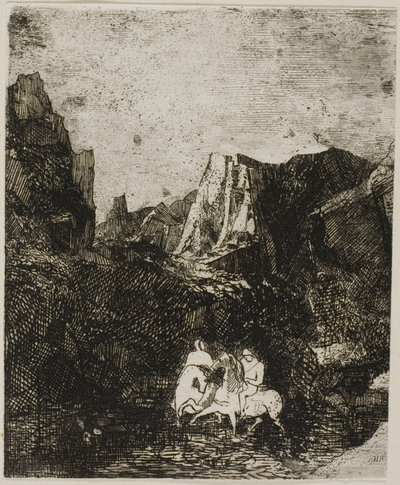 Deux petits cavaliers - Odilon Redon