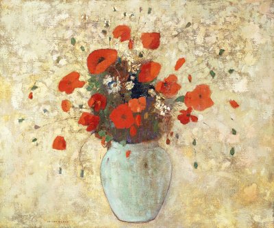 Vase de coquelicots, 1905-09 - Odilon Redon