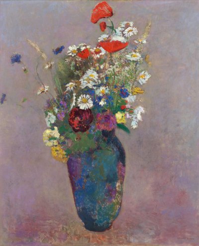 Vision : vase de fleurs - Odilon Redon