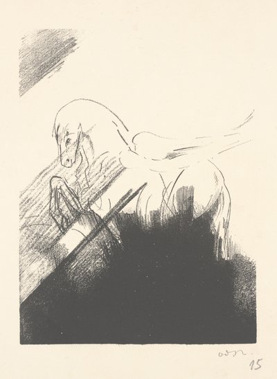 Cheval ailé - Odilon Redon