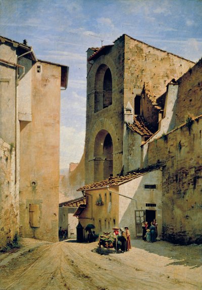 Ancienne Porta a Pinti, vers 1880 - Odoardo Borrani