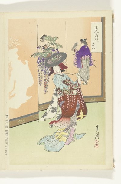 Femme dansante (Vergelijkingen tussen schoonheden en bloemen) - Ogata Gekko