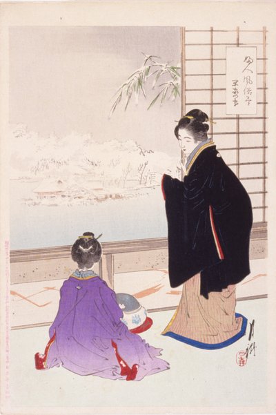 Neige Et Maison Silencieuse (Kanka No Yuki) - Ogata Gekko