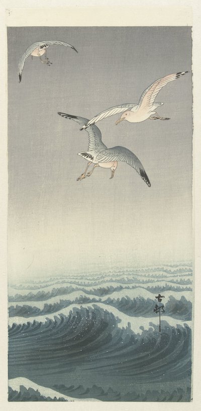 Trois mouettes - Ohara Koson